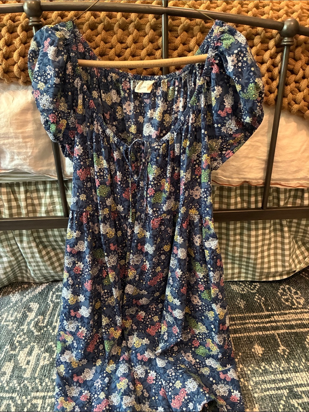 Blue Floral Sun Dress